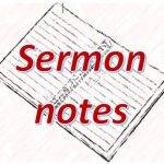 Mark 6:30-44 - Feeding five thousand - sermon notes